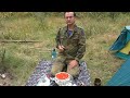 Поход в лес. часть 2.Готовка пиццы на костре/Camping. Part 2. Outdoor pizza cooking.