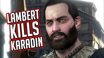 The Witcher 3 ► Let Lambert Kill Jad Karadin