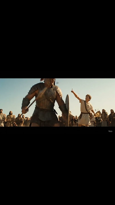 'How David Took Down Goliath 💥🛡️ #BibleStory'