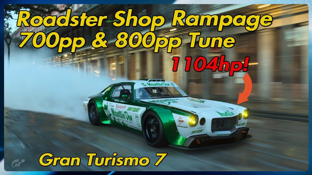 Roadster Shop Rampage 700pp & 800pp Tuning information 1104hp