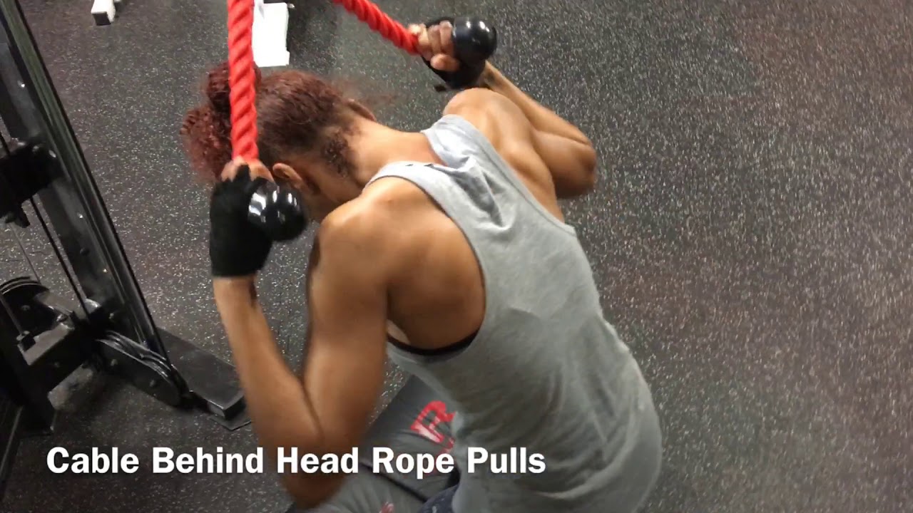 Cable Behind Head Rope Pulls YouTube