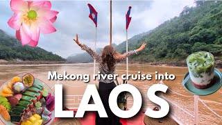 Mekong River cruise into Luang Prabang