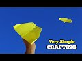 How To Make Very Simple Crafting | How To Make Paper Plane Boomerang