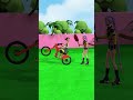 Zoey's motorcycle escape gone WRONG 💀 #shorts #animation #roblox #kpop #3d