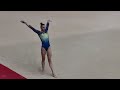 Georgia rose brown  aus  floor  qualifications  2022 world championships