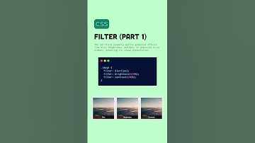 Demo of Filter property of #css (Part 1)