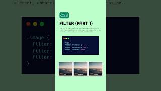 Demo of Filter property of #css (Part 1)