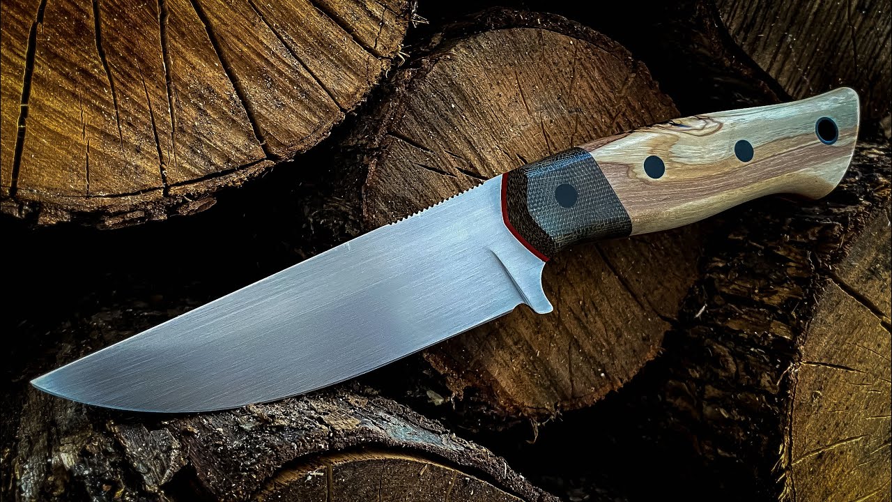 Knife making Hunting/Bushcraft Knife YouTube