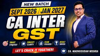 Celebrity CA Inter GST Batch - Class 8 Definitions under GST - for September 26 & January 27 Exams Wealth