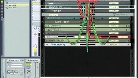 Rewire #2 Ableton Live 7 with Reason