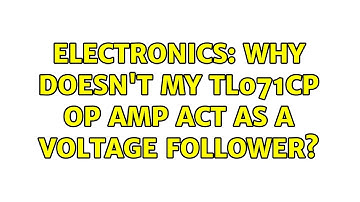 Electronics: Why doesn