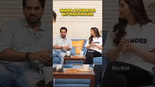 Mahira Khan And Humayon Saeed Are So Innocent.