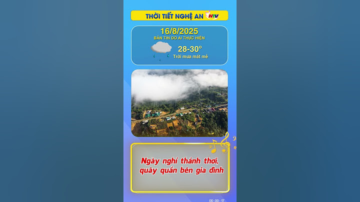 Thời tiết Nghệ An hôm nay - 16/08/2025