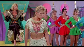 HD1080-Sybil Danning in Shiny Glossy Spandex Lycra Disco Pants&Tights; Mov: Amazon Women on the Moon