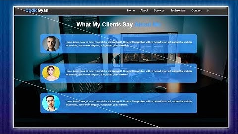 How To Create A Complete Personal Portfolio Website Part 3 of 3 | Just using HTML And CSS |