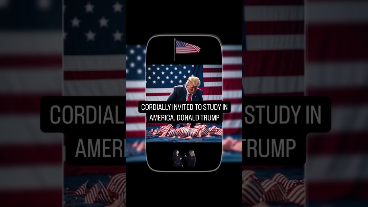 Cordially Invited To Study In America Donald Trump