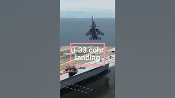🚀 Su-33 Cobra Landing on Aircraft Carrier in DCS! 🔥 (Extreme Fighter Jet Maneuver!) #Su33  #DCSWorld