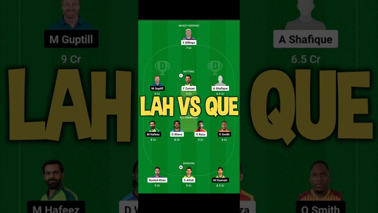 lah vs que dream11 prediction,lah vs que dream11 team ,lah vs que dream11 team prediction 
