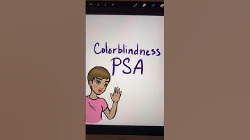 I’m colorblind and I never knew this!  PSA from a colorblind artist #colorblind #art #artist