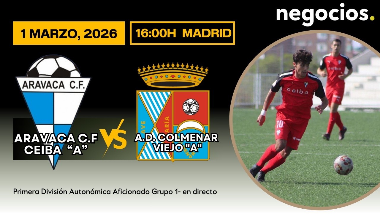 FÚTBOL EN DIRECTO | ARAVACA CF – CEIBA “A” vs A.D. COLMENAR VIEJO 