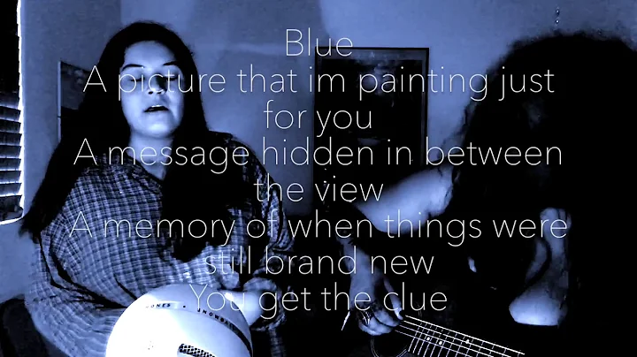 "Blue" An original collaboration by Jenica & Jessi...