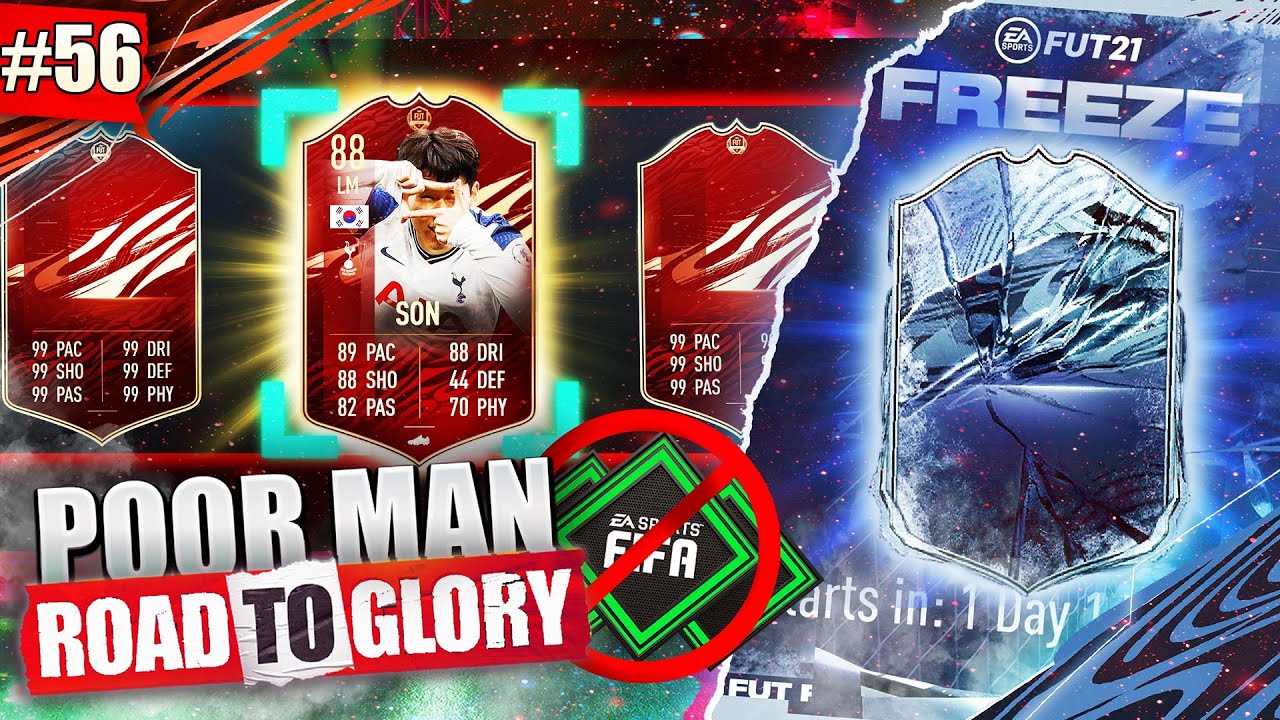 OMG I GET RED 88 SON FROM GOLD 3 REWARDS!! FUT CHAMPIONS! - POOR MAN RTG #56 - FIFA 21 Ultimate Team