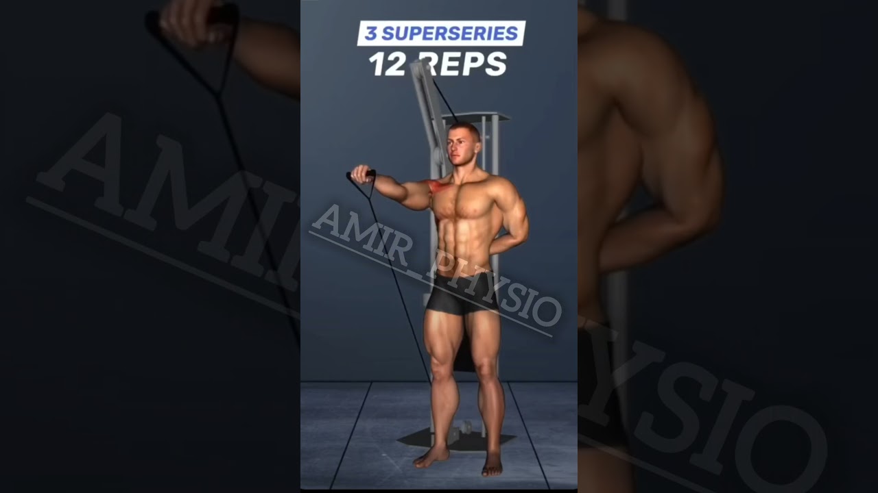 gym workout video 📸 home 🏡 work out video shoulder 