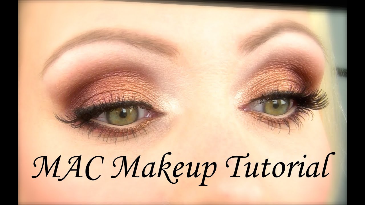 MAC Makeup Tutorial Smokey Gold Cranberry Makeup Look YouTube