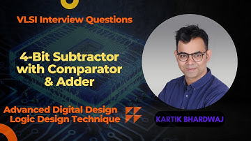 VLSI Interview Questions: Designing a Smart 4-Bit Subtractor Unit with Comparator and Adder