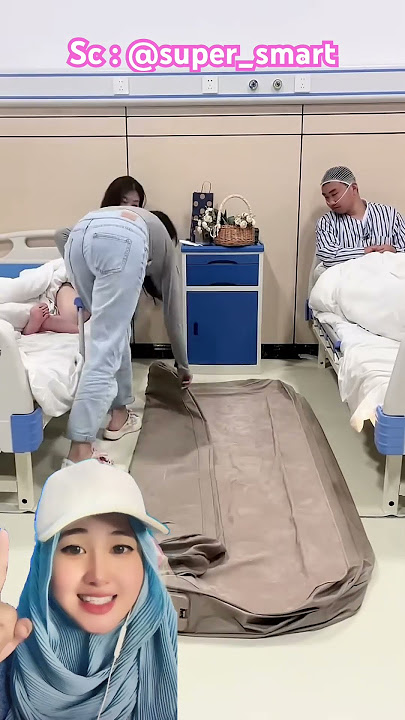Kasur angin praktis bisa di bawa kemana mana ⁉️😱 @super_smart #shorts #funny #dubbing