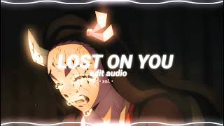 lost on you - lp [edit audio]