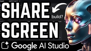 How to Use Share Screen in Google AI Studio Tutorial | Realtime AI Voice Chat