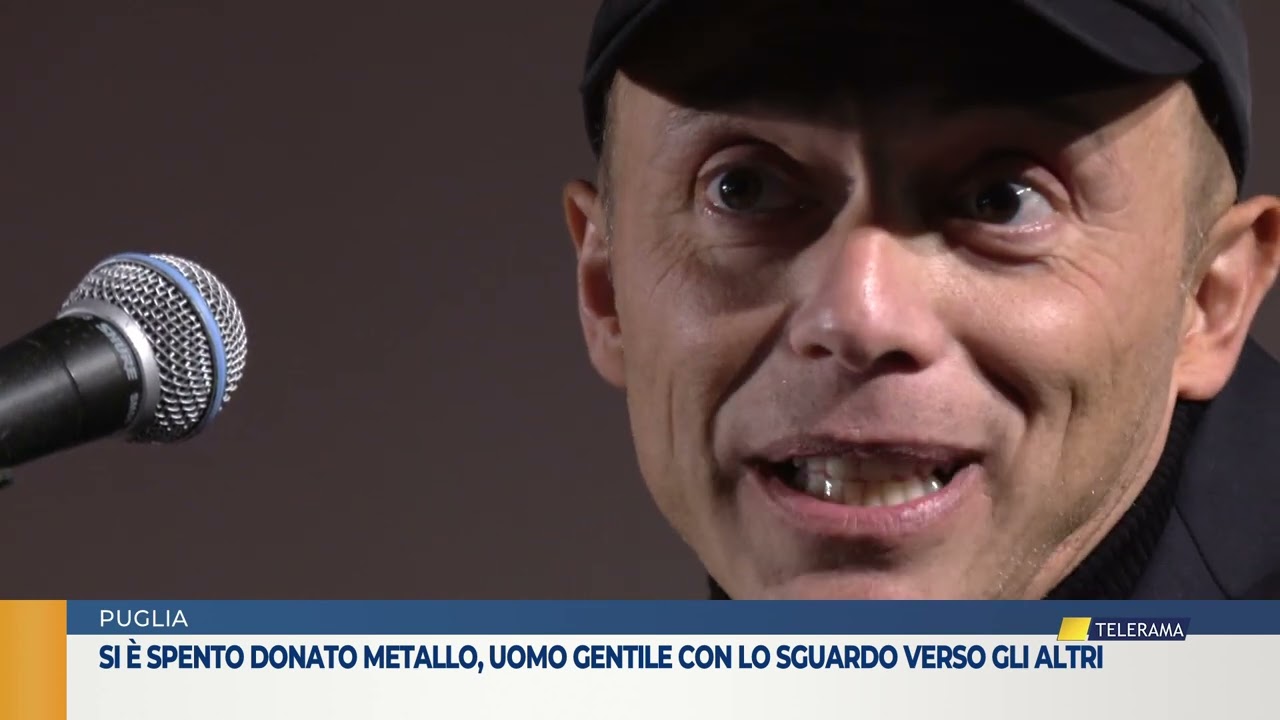 PUGLIA: SI È SPENTO DONATO METALLO, UOMO GENTILE CON LO SGUARDO VERSO GLI ALTRI