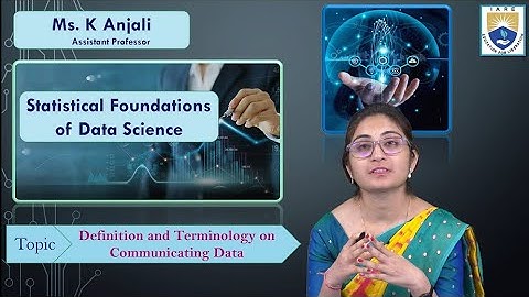 Definition and Terminology on Communicating Data by Ms. K Anjali