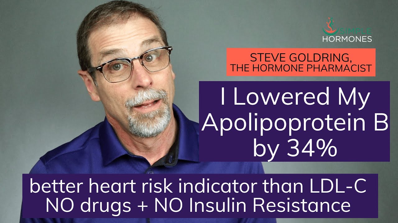 I Lowered My Apolipoprotein B ApoB By 34 No Insulin Resistance Or I Lowered My Apolipoprotein B ApoB By 34 No Insulin Resistance Or