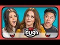 YouTubers React to Try to Watch This Without Laughing or Grinning #18