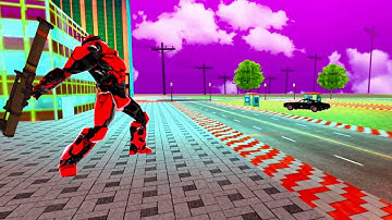 Ambulance Robot Car Game - Fire Truck Robot Games Mobile Gameplay RobotCar Android iOS gameplay #001