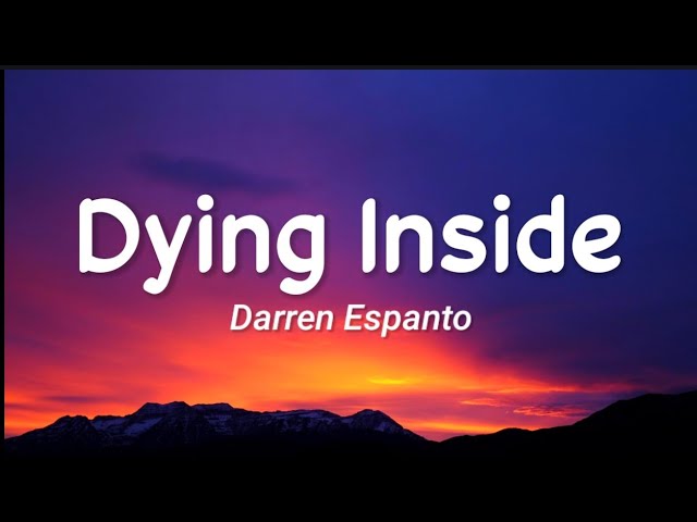 Darren Espanto - Dying Inside (Lyrics) class=