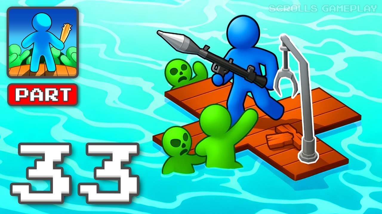 Zombie Raft - Gameplay Walkthrough Part 33 - Float And Fight Zombies ...