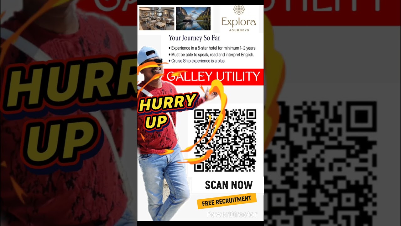 EXPLORA JOURNEYS CRUISE JOB OFFERS |CRUISE JOB |GALLEY UTILITY JOB OFFER |CRUISE NEWS