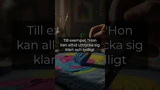 Swedish Word of the Day #1964: att uttrycka sig – Master Self-Expression! #swedishwordoftheday