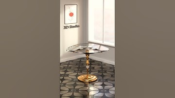 Glass Table Transforms from Round to Square | Sleek Convertible Furniture Design