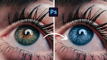 Graphic Design photoshop for beginners | 1-Minute Photoshop | Create Multi-Color Eyes