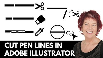 Illustrator - Cut Tools for Pen Lines - Split a Line in Different Ways