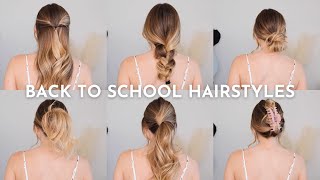 5 QUICK & EASY HAIRSTYLES FOR SCHOOL 💘