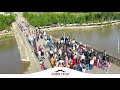 10 Gözlü Köprü'nün üzerinde Ömer Tinte'den Çiğ Köfte şovu.😉😎😋