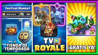 Banner Gratis Nuevo Héroe Y Evolución Tv Royale Noticias Season 82 Clash Royale