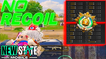 BEST SETTINGS TO BECOME A PRO & ZERO RECOIL SENSI CODE - PUBG NEWSTATE