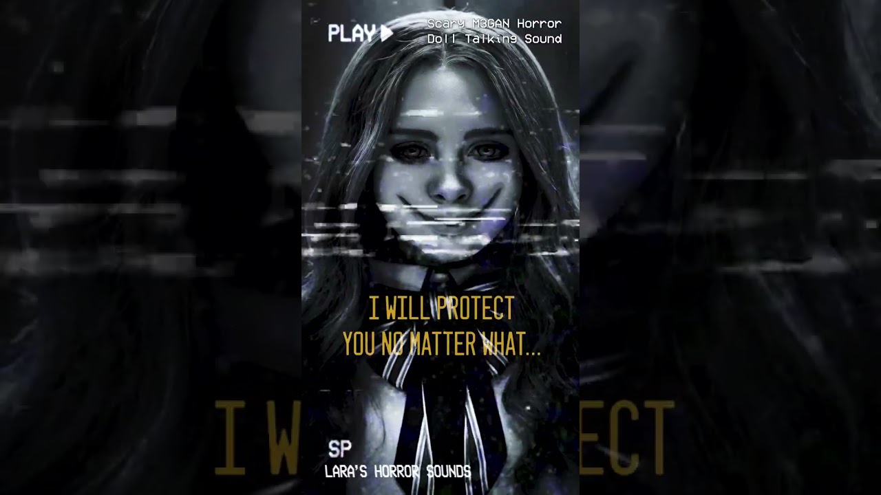 😱 Scary M3GAN Horror Robot Doll Talking | Megan Movie 2023 Prank Sounds 😱