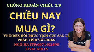 Nhận định thị trường chứng khoán 5/9: Vnindex tăng tích cực, có nên mua đuổi, phân tích cổ phiếu
